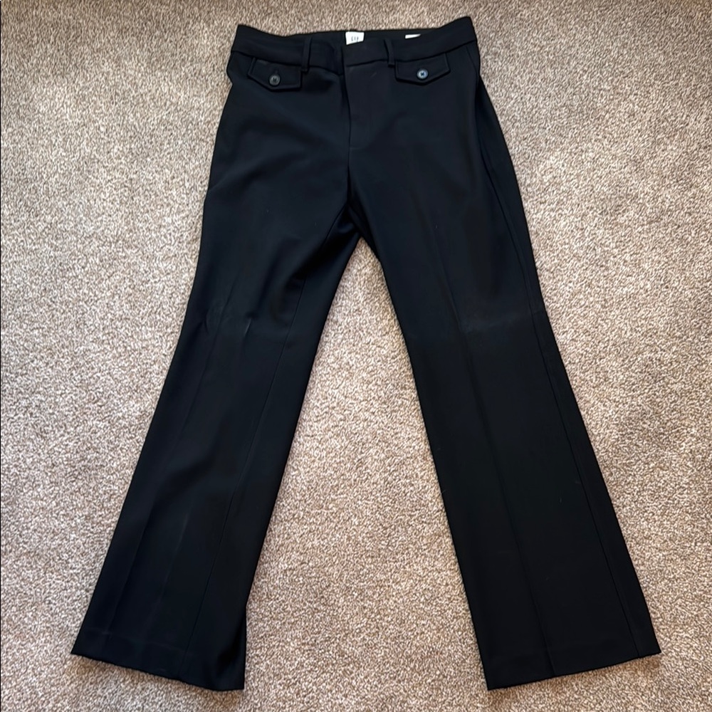 Black Wide-Leg Trousers